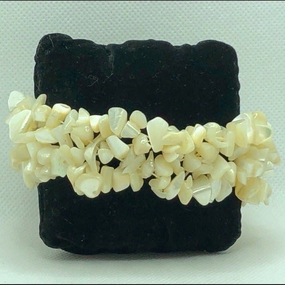 Chip Stone Bracelet MOP Pearlescent White - Picture 5 of 8
